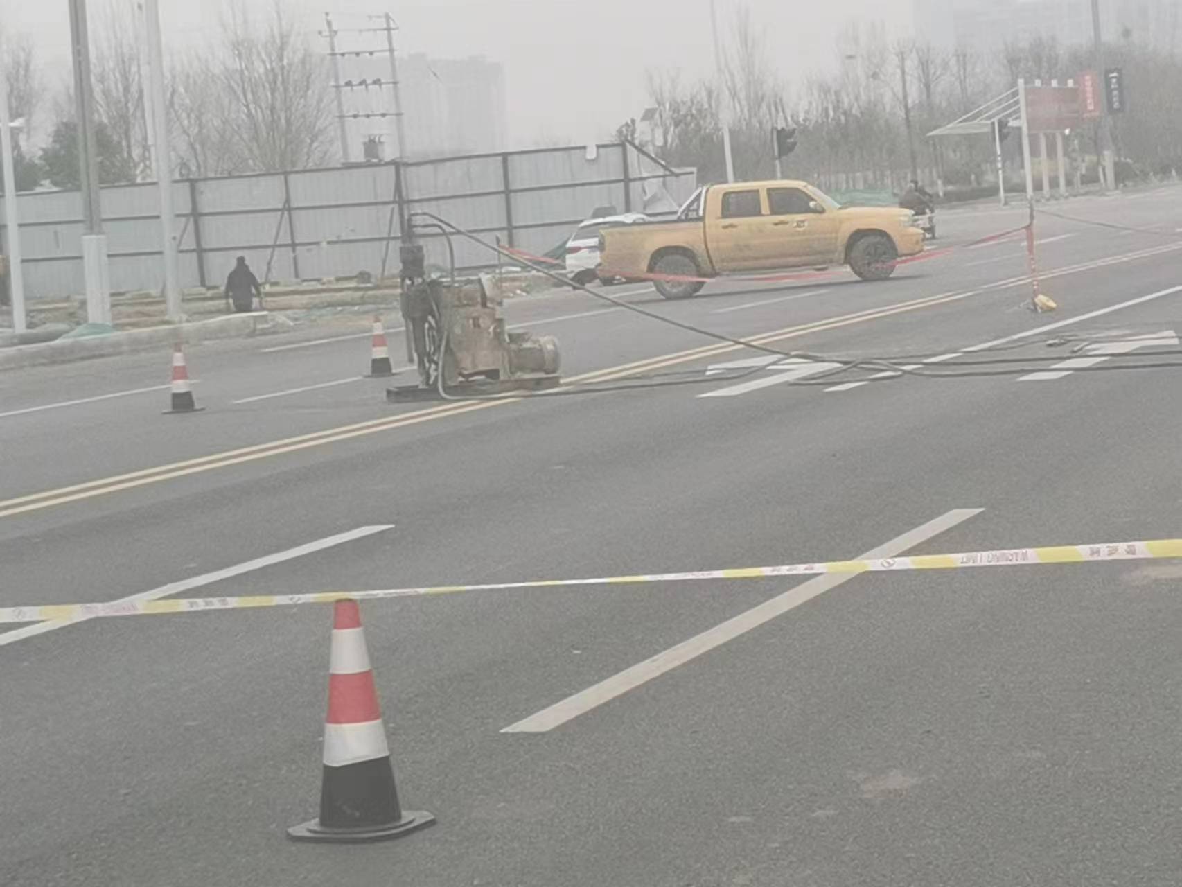 沈河公路路基沉陷注浆